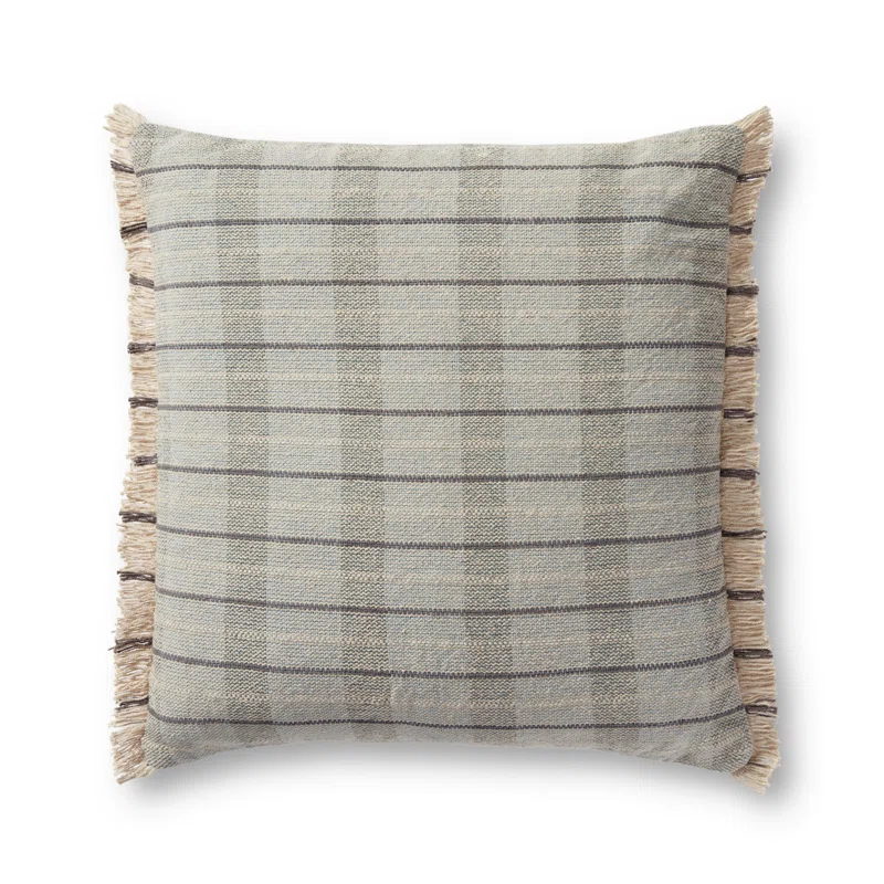 Magnolia Home By Joanna Gaines X Loloi Riley Sage Natural Pillow