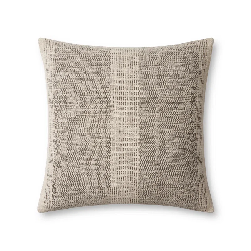 Angela Rose X Loloi Dusk Charcoal Ivory Pillow