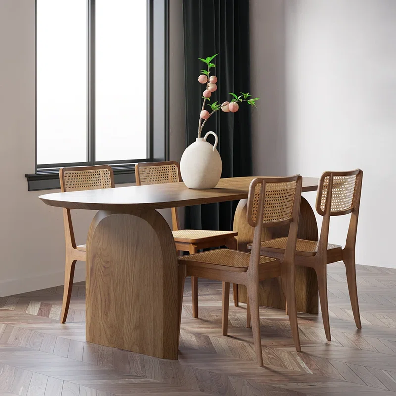 Millwood Pines Cowden 709 Solid Wood Dining Table