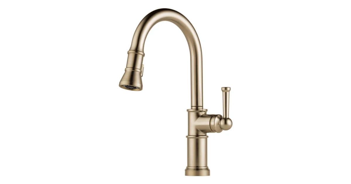 Brizo 63025lf-gl Artesso 1.8 Gpm Single Hole Pull Down