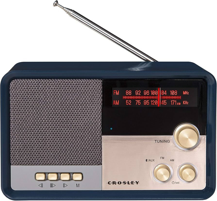Crosley Cr3036d-nv Tribute Vintage Am/fm Bluetooth Radio
