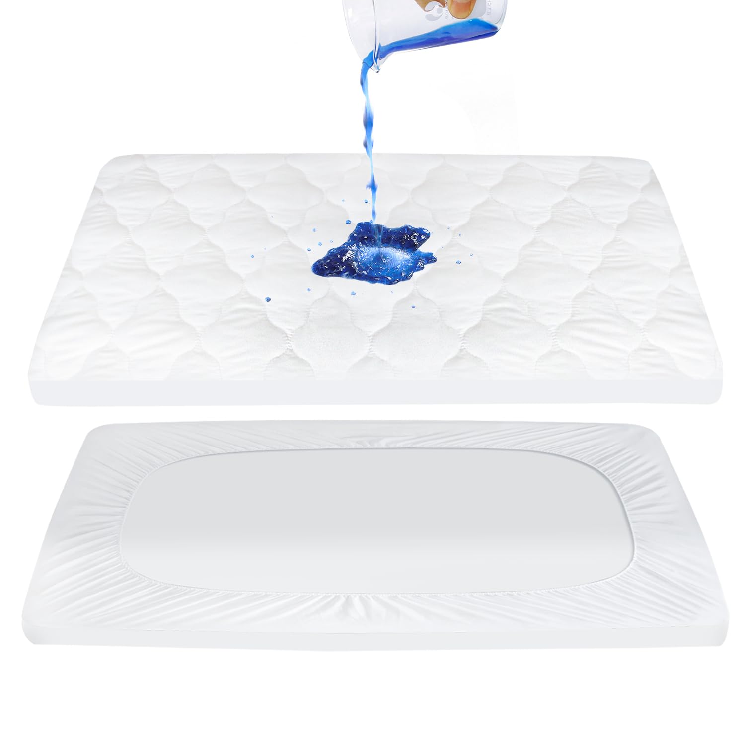 Pack N Play Mattress Protector Pad - Waterproof & Noiseless