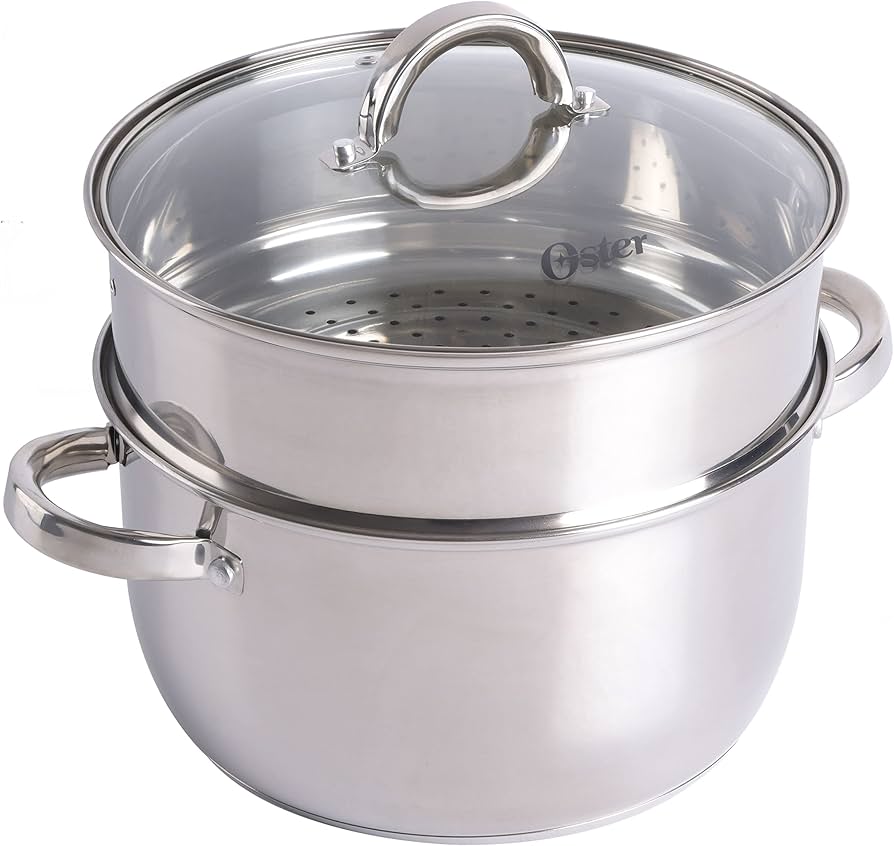 Oster Sangerfield 6 Qt Dutch Oven Casserole With Steamer Basket