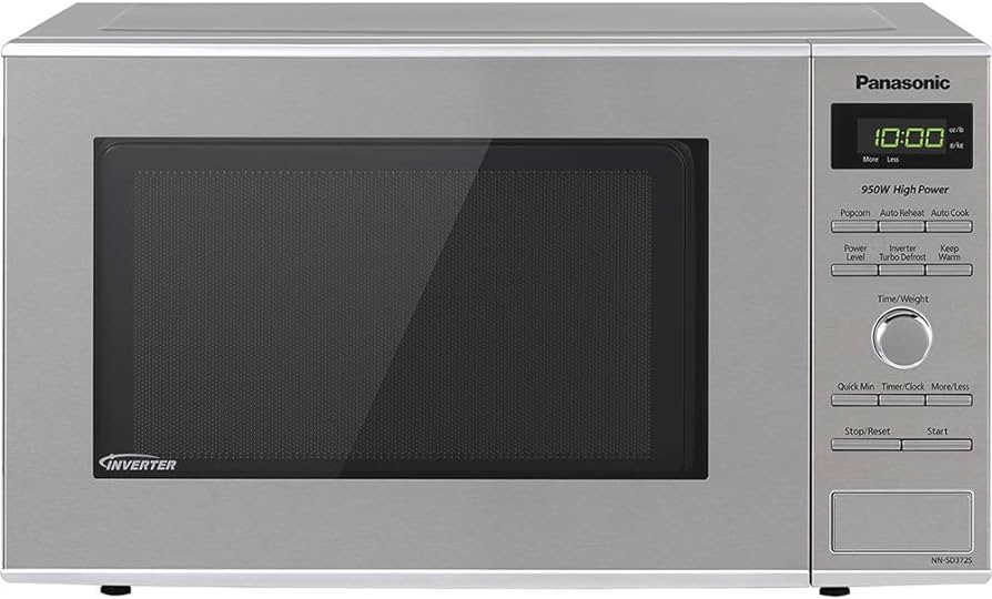 Panasonic Microwave Oven Nn-sd372s Stainless Steel Countertop/built-in With Inverter Technology And Genius Sensor