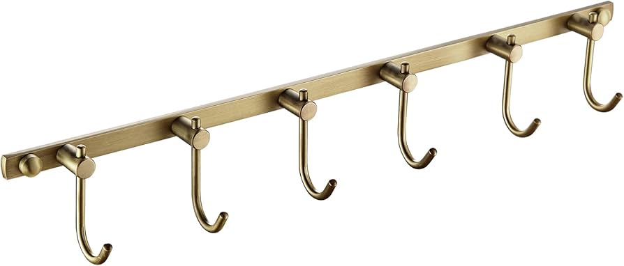 Wincase Brass Hook Rack