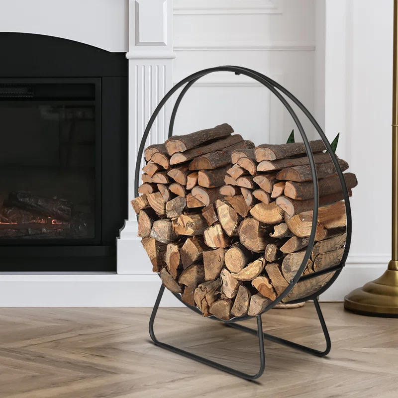 Steelside Wallace Steel Round Firewood Log Rack