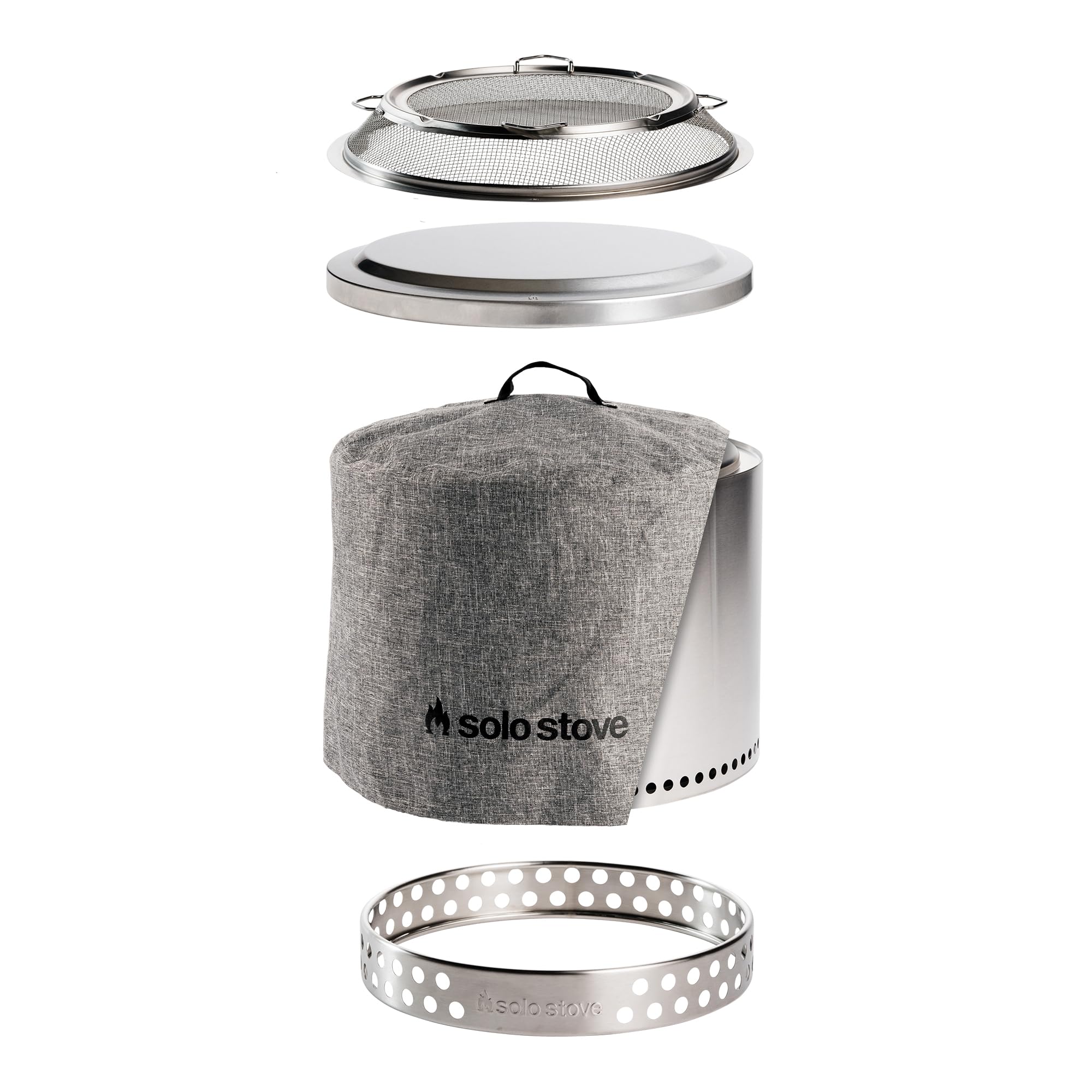 Solo Stove Bonfire Backyard Bundle 2.0 | With Bonfire Smokeless Fire Pit
