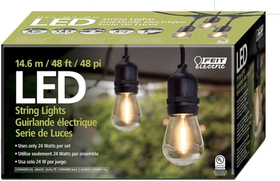Feit Electric 48' Led Filament String Light Set