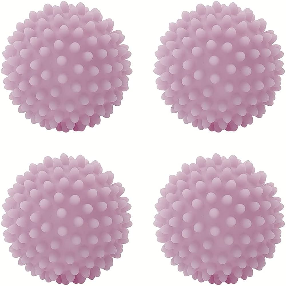 4 Packs Eco Laundry Dryer Balls Reusable Silicone Soft Washing Balls Fabric Softener Alternative For Quick Drying (white) : Health & Household