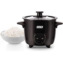 Dash Mini Rice Cooker Steamer With Removable Nonstick Pot