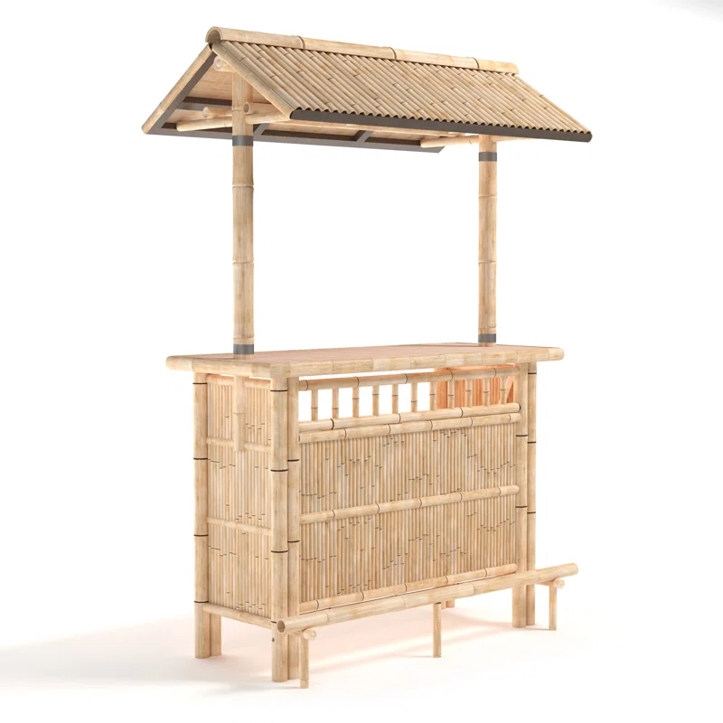 Bay Isle Home Julius Bamboo Home Bar By Ram Game Room