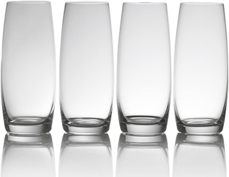 Mikasa Julie 9 Oz Stemless Champagne Flutes (set Of 4)