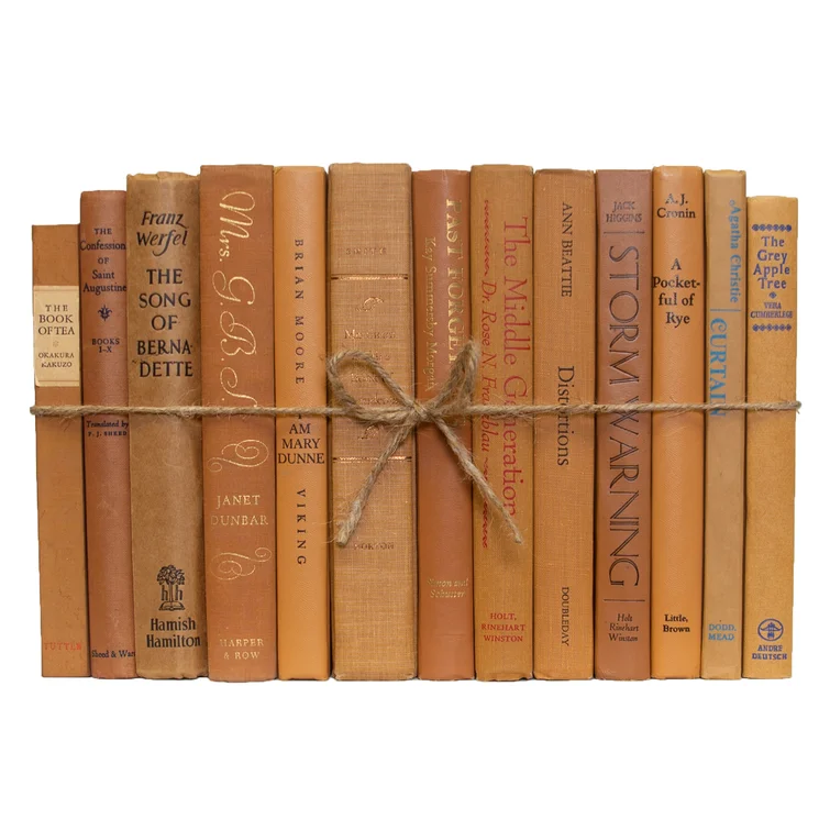 Booth Williams Colorpak Caramel Decorative Book