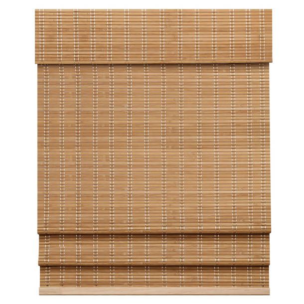 Bay Isle Home Cordless Bamboo Roman Shades Light Filtering