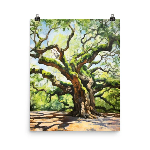 Angel Oak Art Print By Kelly Grace | Society6
