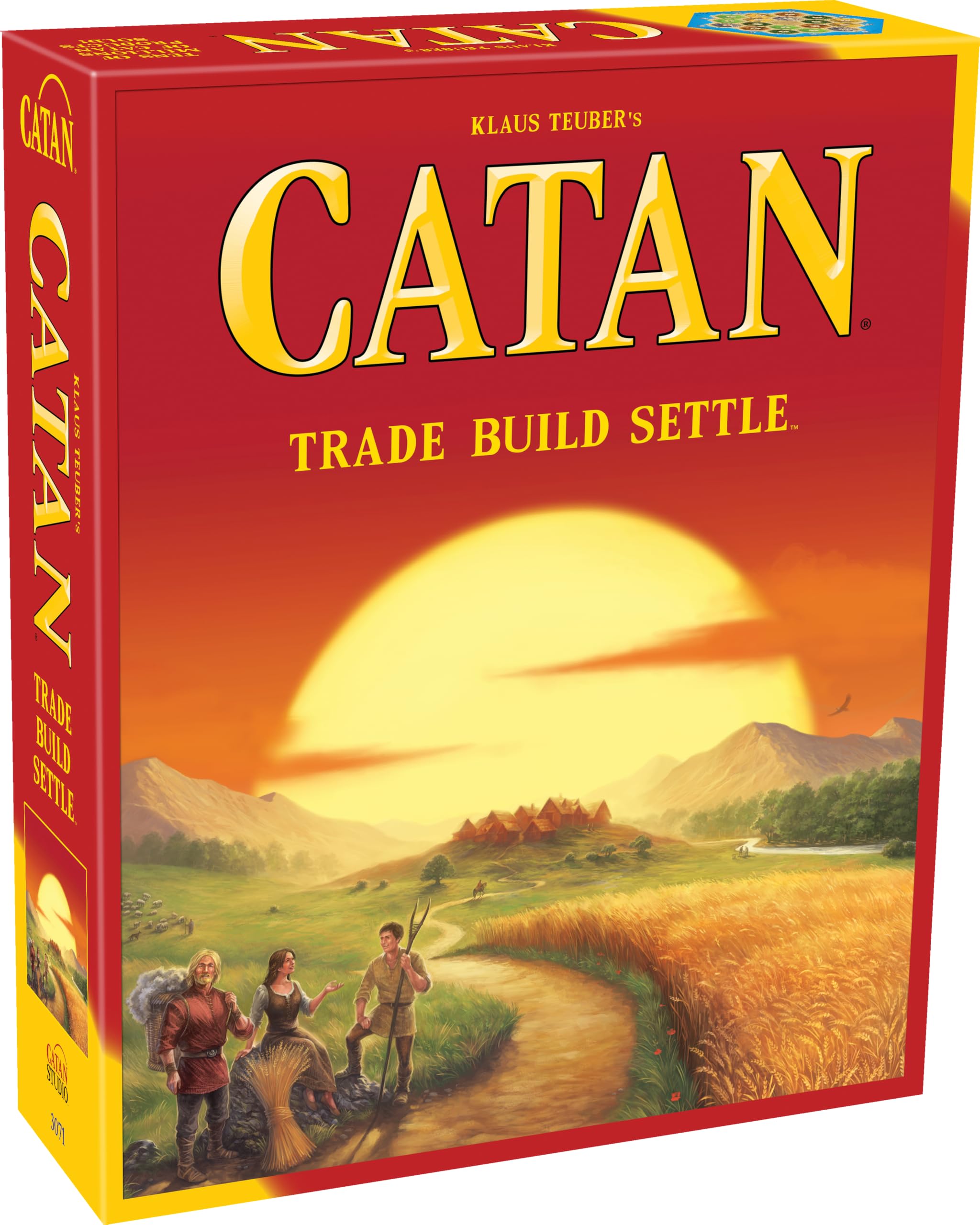 Catan Board Game - Embark On A Journey Of Discovery And Trade! Civilization Building Strategy Game