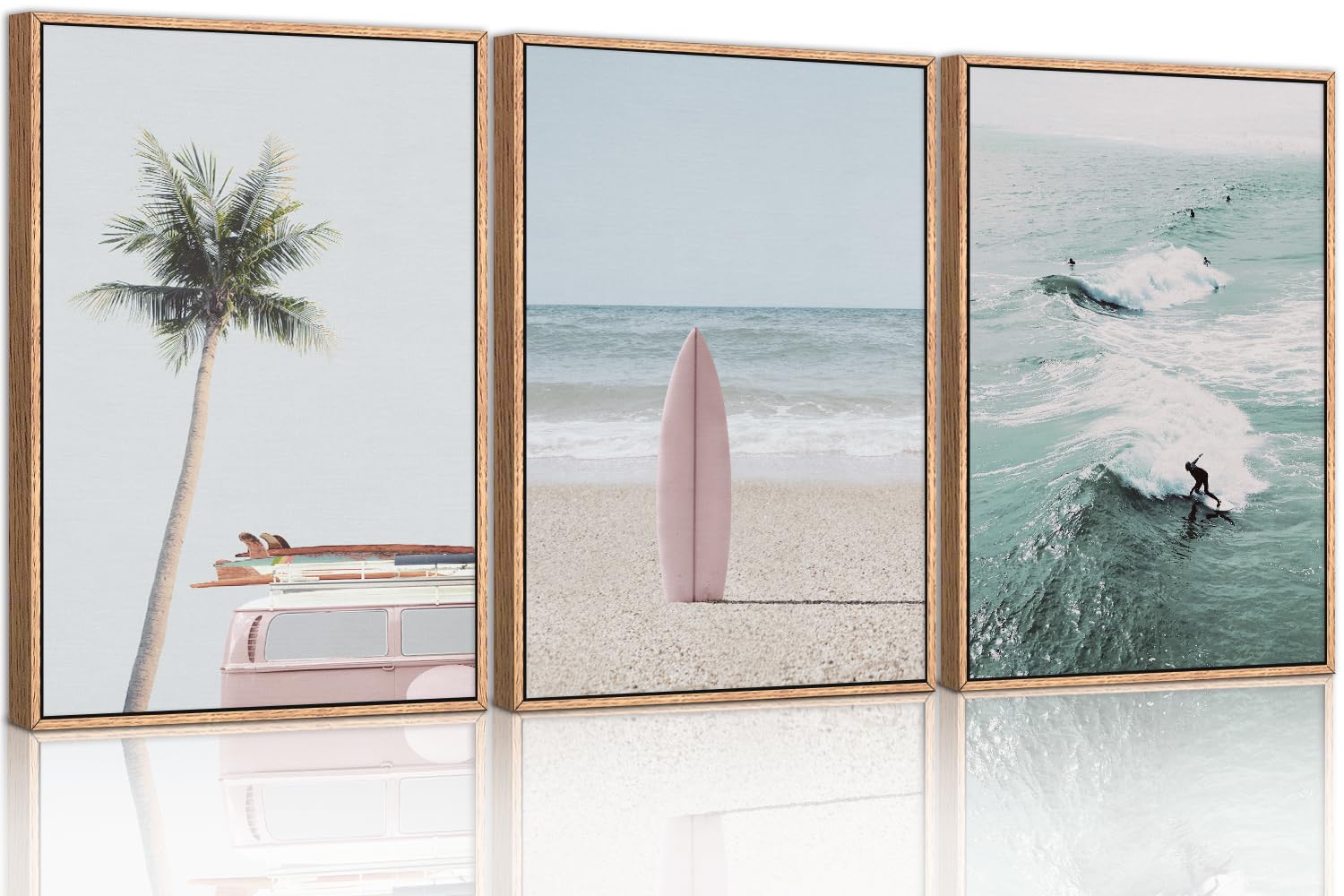 Beach Framed Canvas Art Set