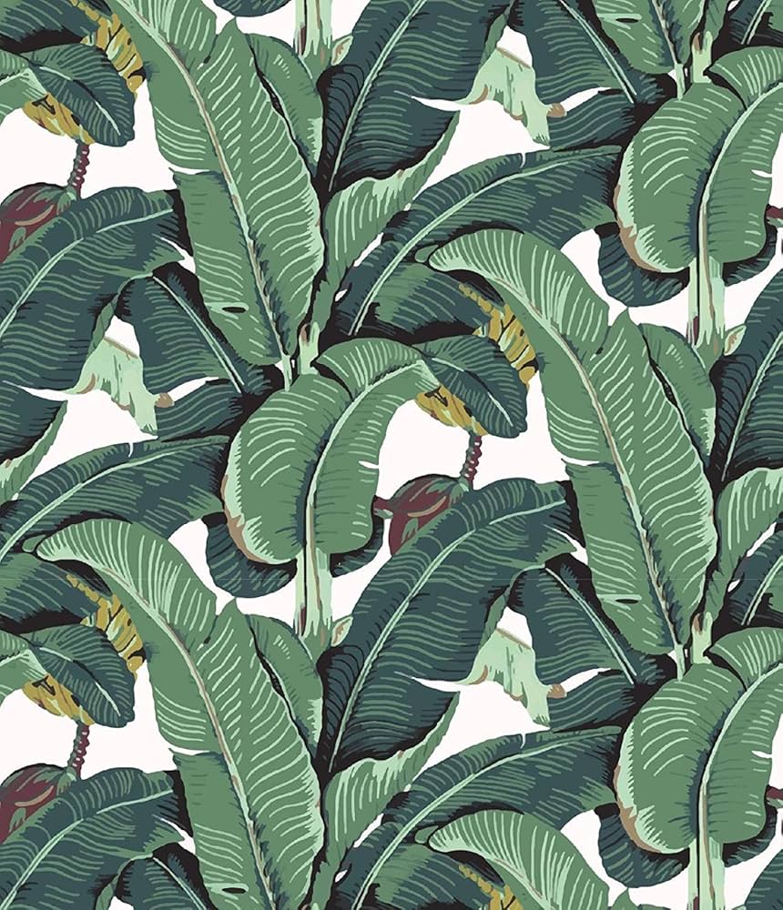 Tropical Palm Leaf Contact Paper