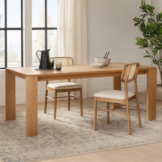 Natural Oak Dining Table