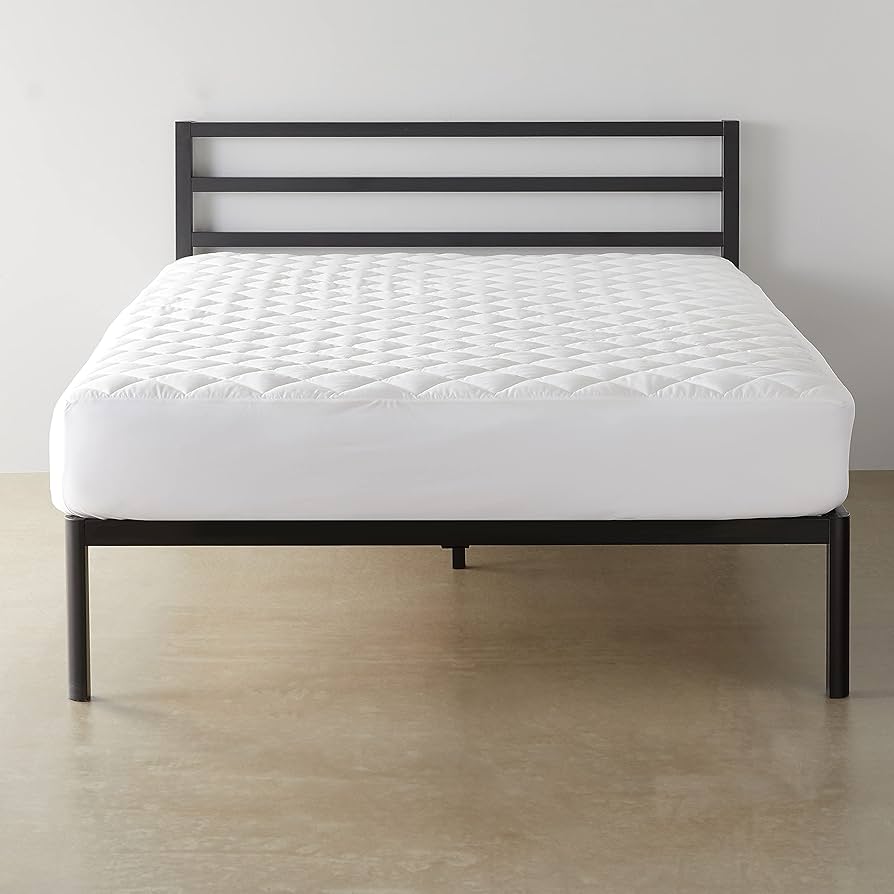 Hypoallergenic Quilted Plush And Breathable Mattress Topper Pad