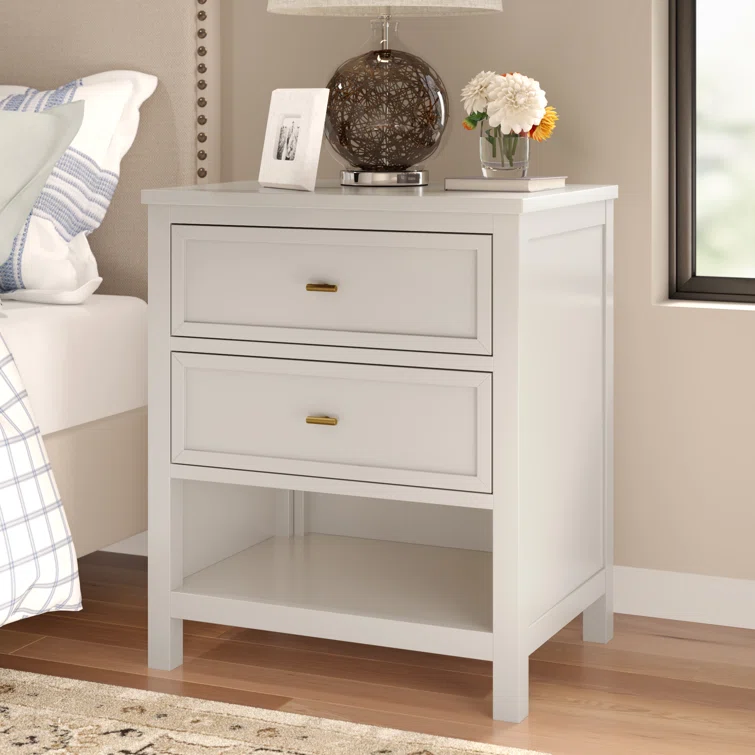 Alternative - Three Posts Kowalsky 2 Drawer Nightstand