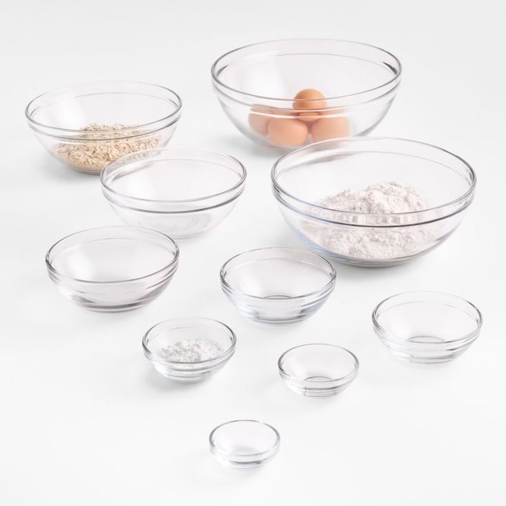 Anchor Hocking Glass Mixing Bowls