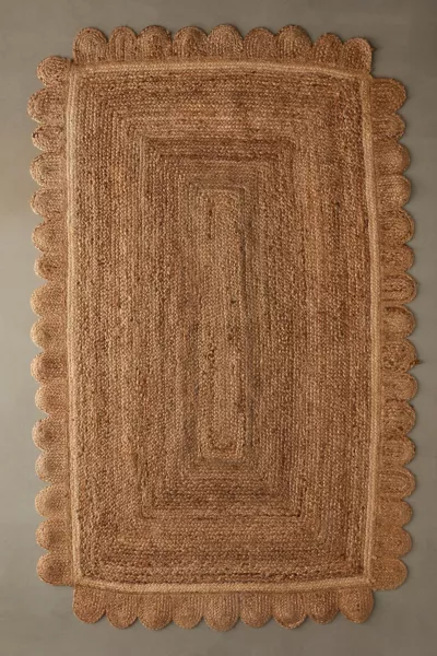 Stevie Petals Braided Jute Rug - 4x6