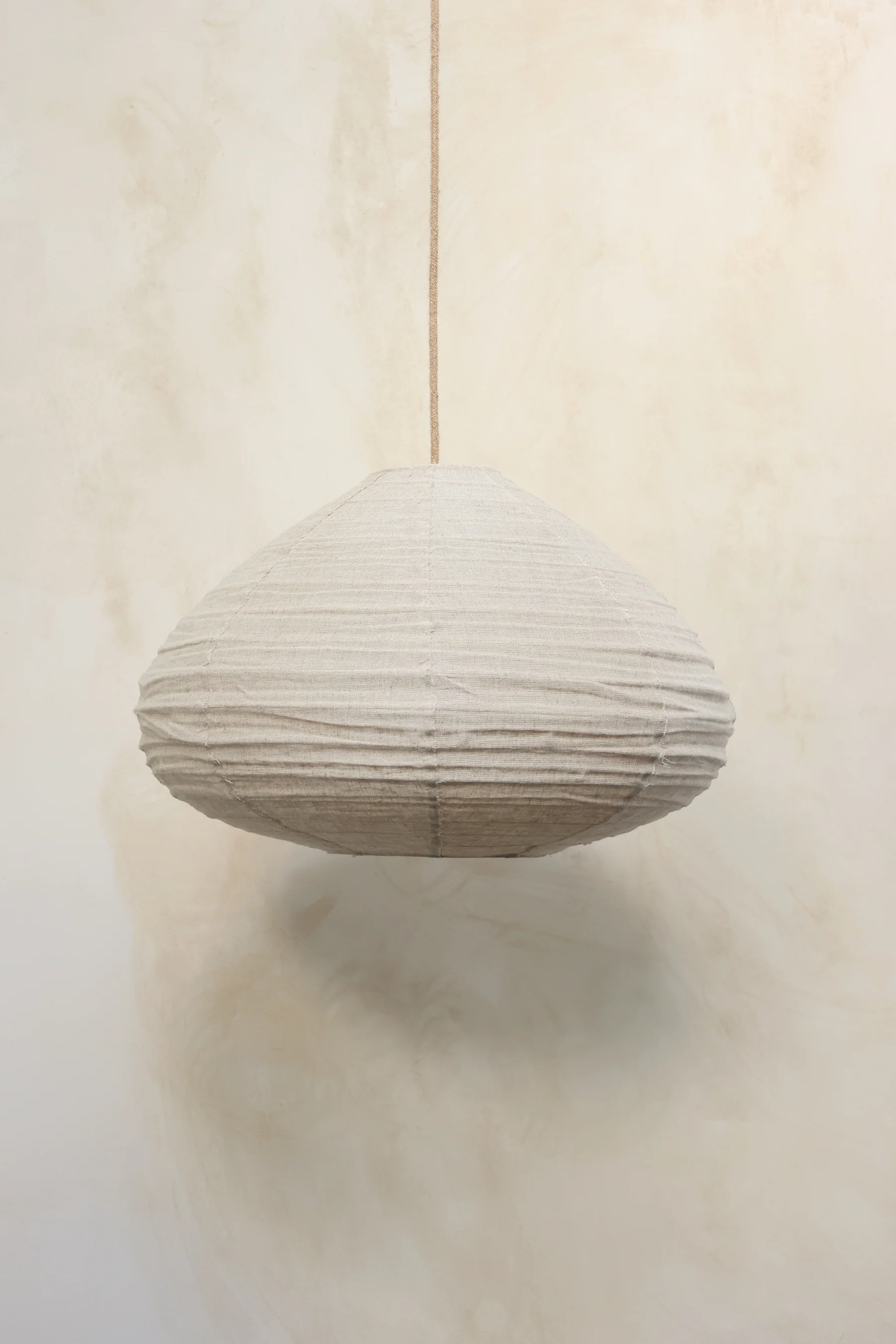 Linen Light Shade in Fringed Taupe