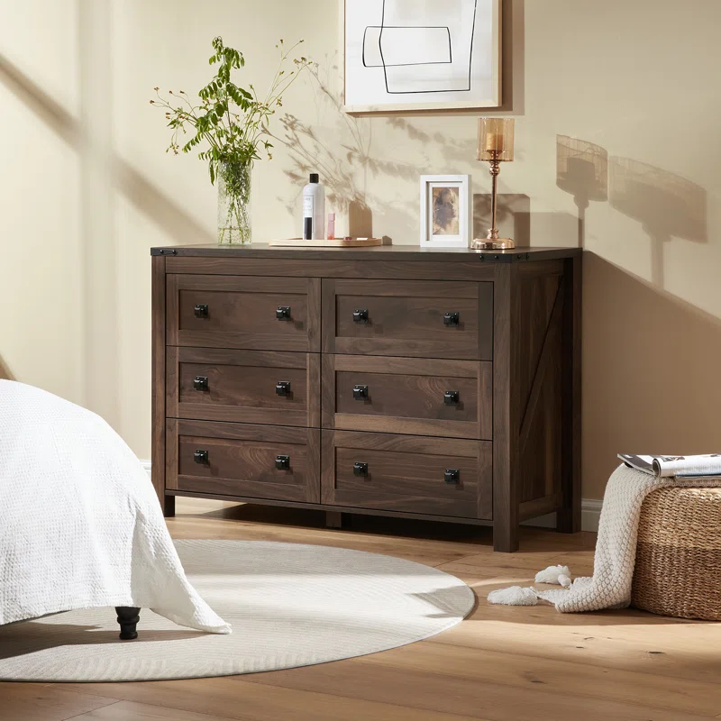 Gracie Oaks Allenside 6 Drawer Dresser