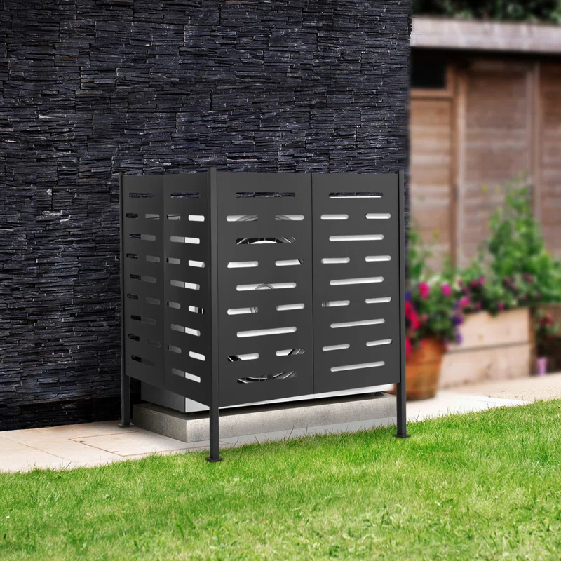 Yaotown Iron Outdoor Air Conditioner Privacy Fence Equipment Enclosure