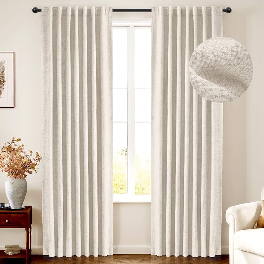 Inovaday 100% Blackout Curtains 72 Inches Length 2 Panels Set
