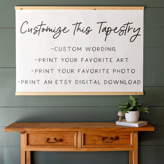 Custom Tapestry Wall Art With