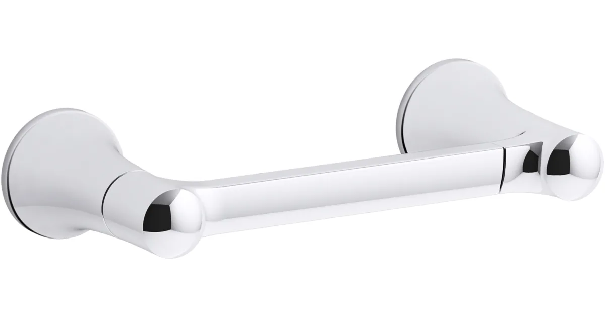 Kohler K-21954-cp Tempered Wall Mounted Pivoting Toilet Paper Holder