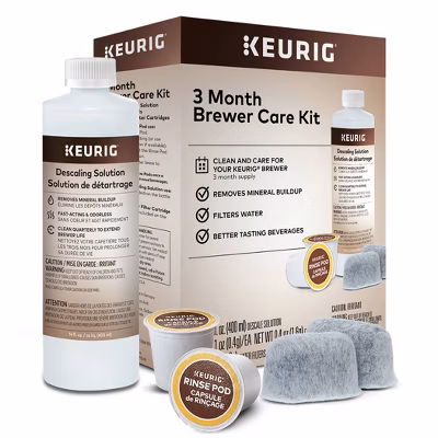 Keurig 3 Month Brewer Care Kit