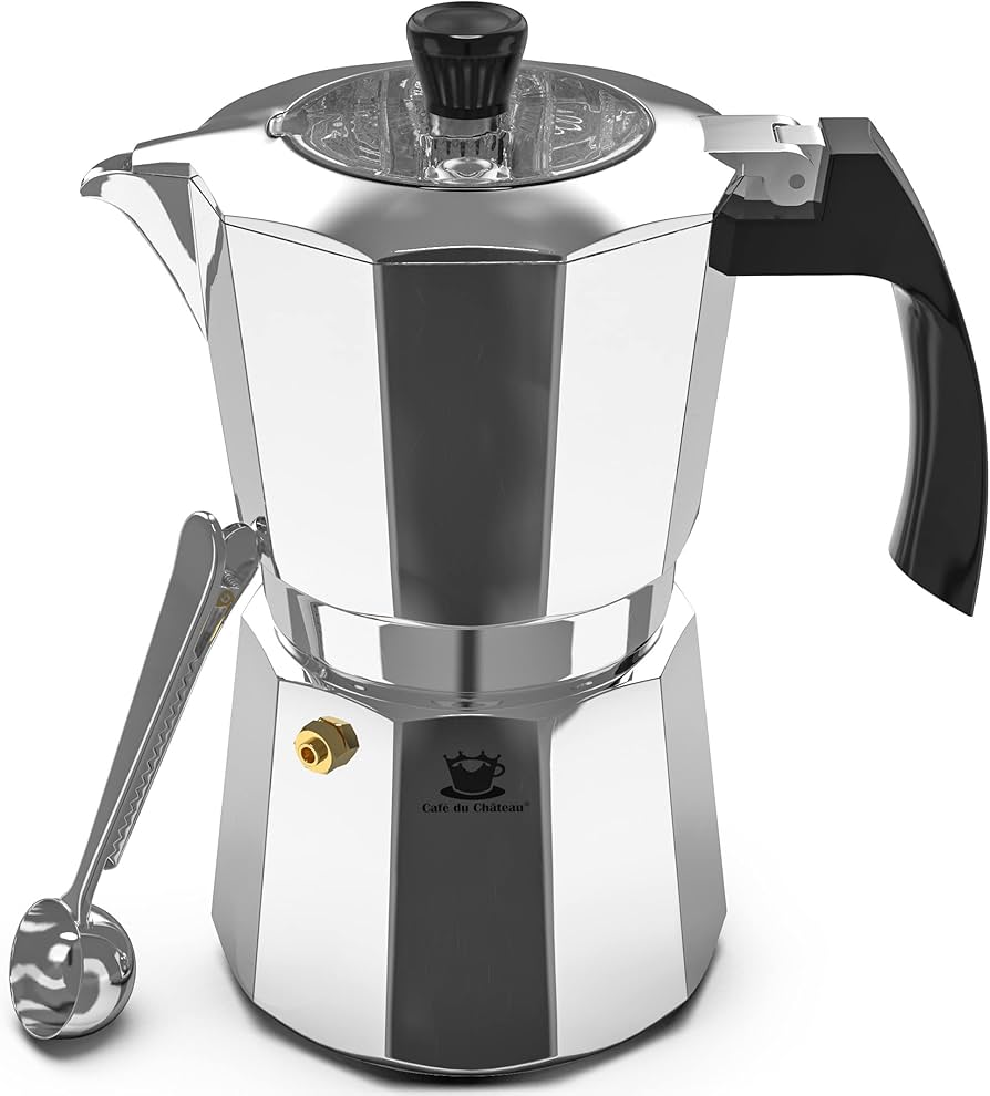 6-cup Coffee Percolator With Transparent Top Lid