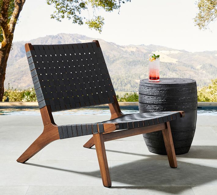 Abbott Fsc Acacia Lounge Chair