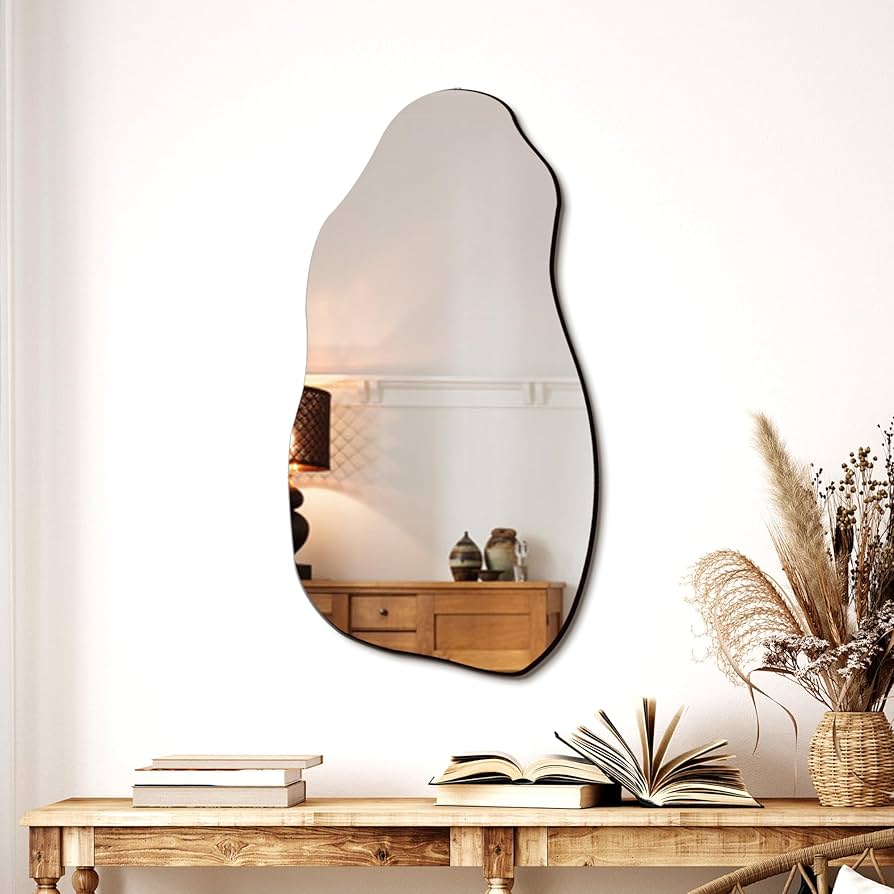 Trahome Irregular Asymmetrical Wall Mirror For Living Room Bathroom Entryway