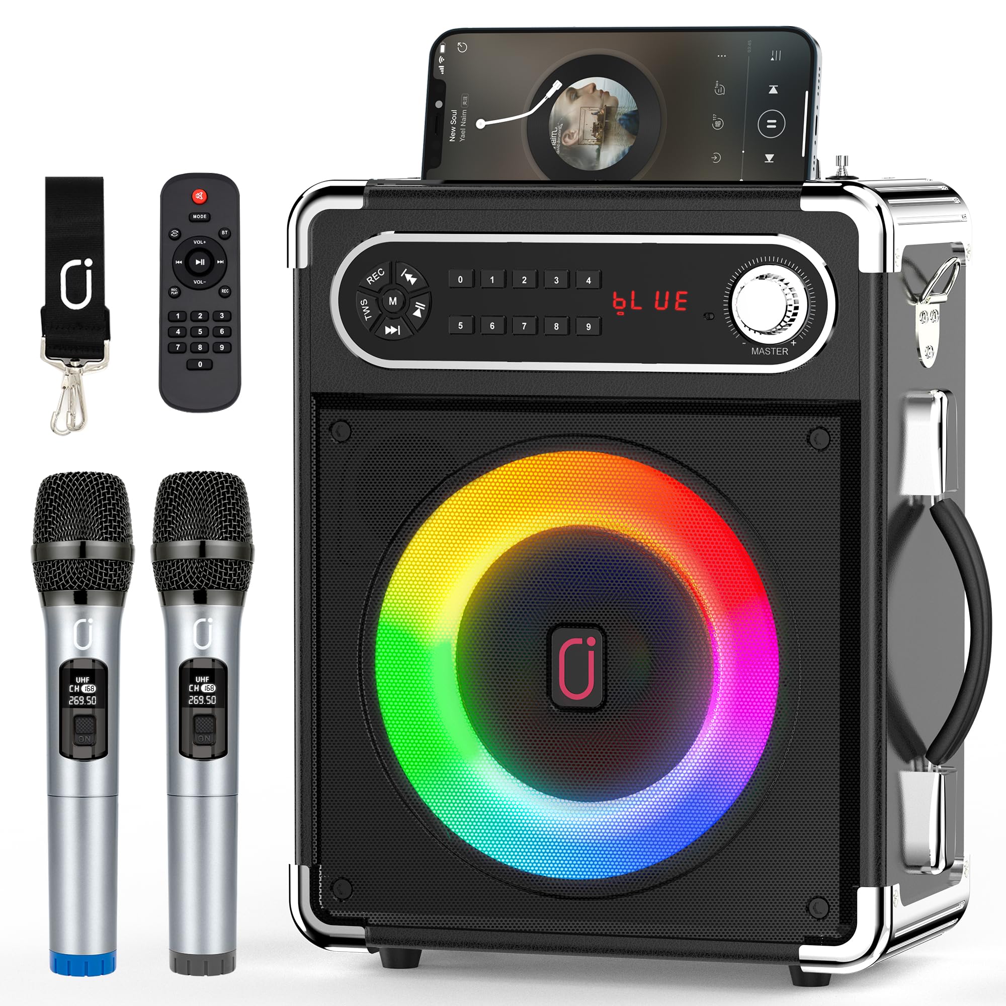 Jyx Karaoke Machine With Two Wireless Microphones