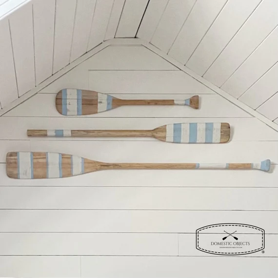 Decorative Wood Oar Beach House Decor