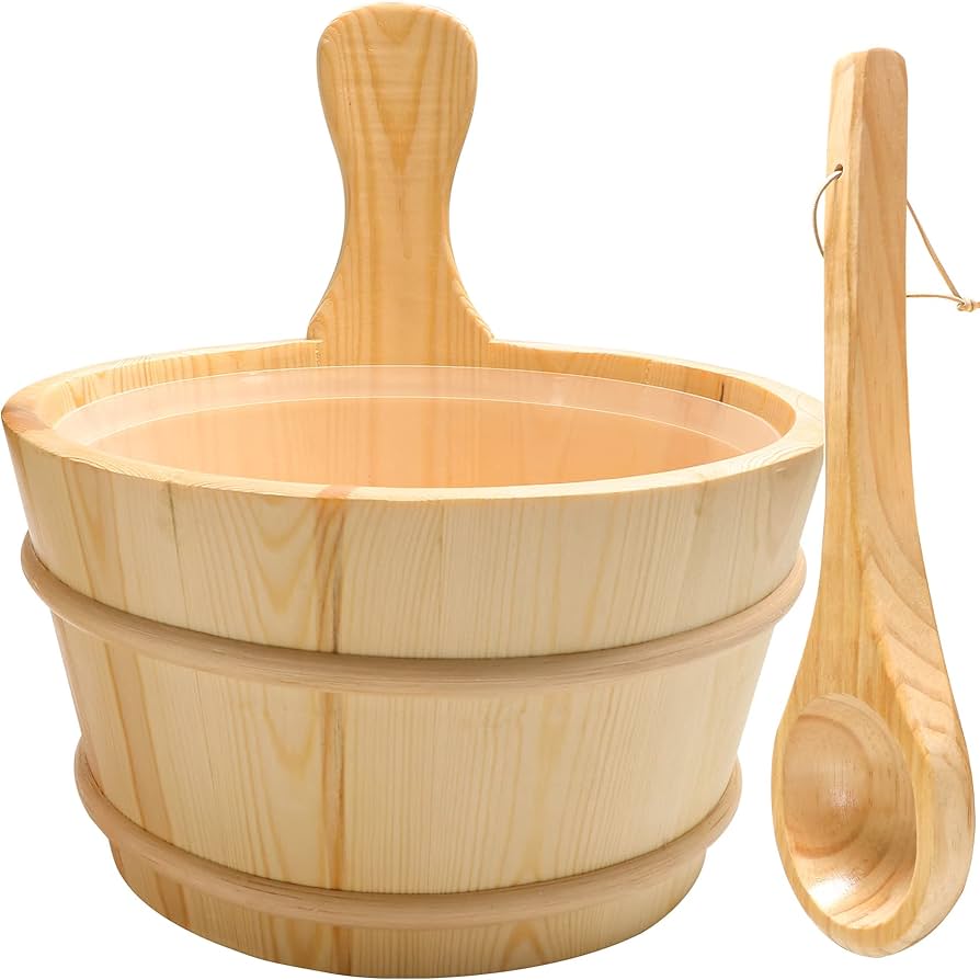 Kakunm Sauna Bucket And Ladle