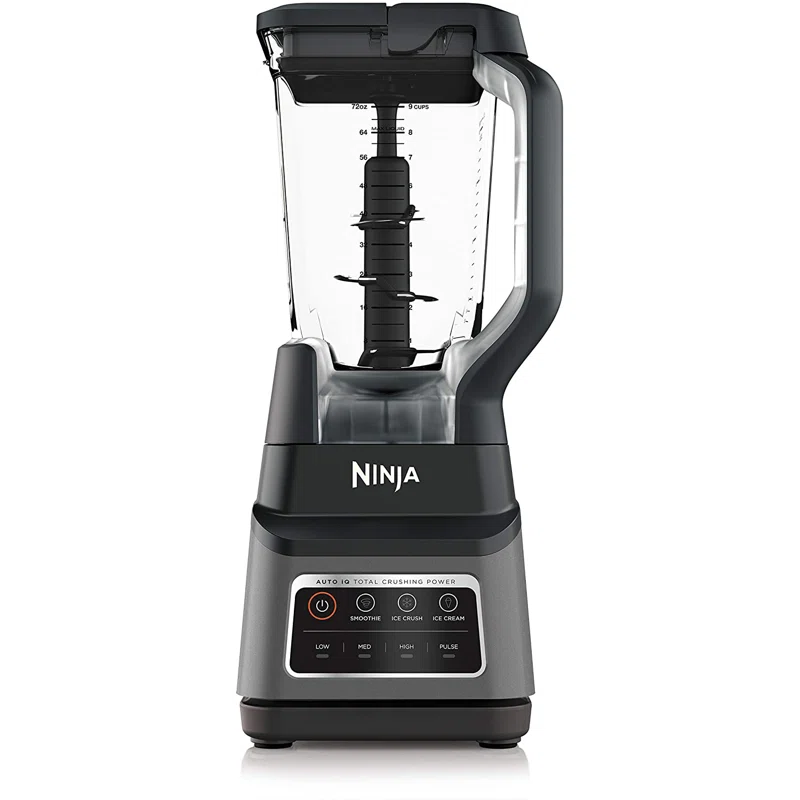 Ninja Professional Plus Blender With Auto Iq And 3 Functions For Smoothies Frozen Drinks Ice Cream 72 Oz Total Crushing Pitcher Lid