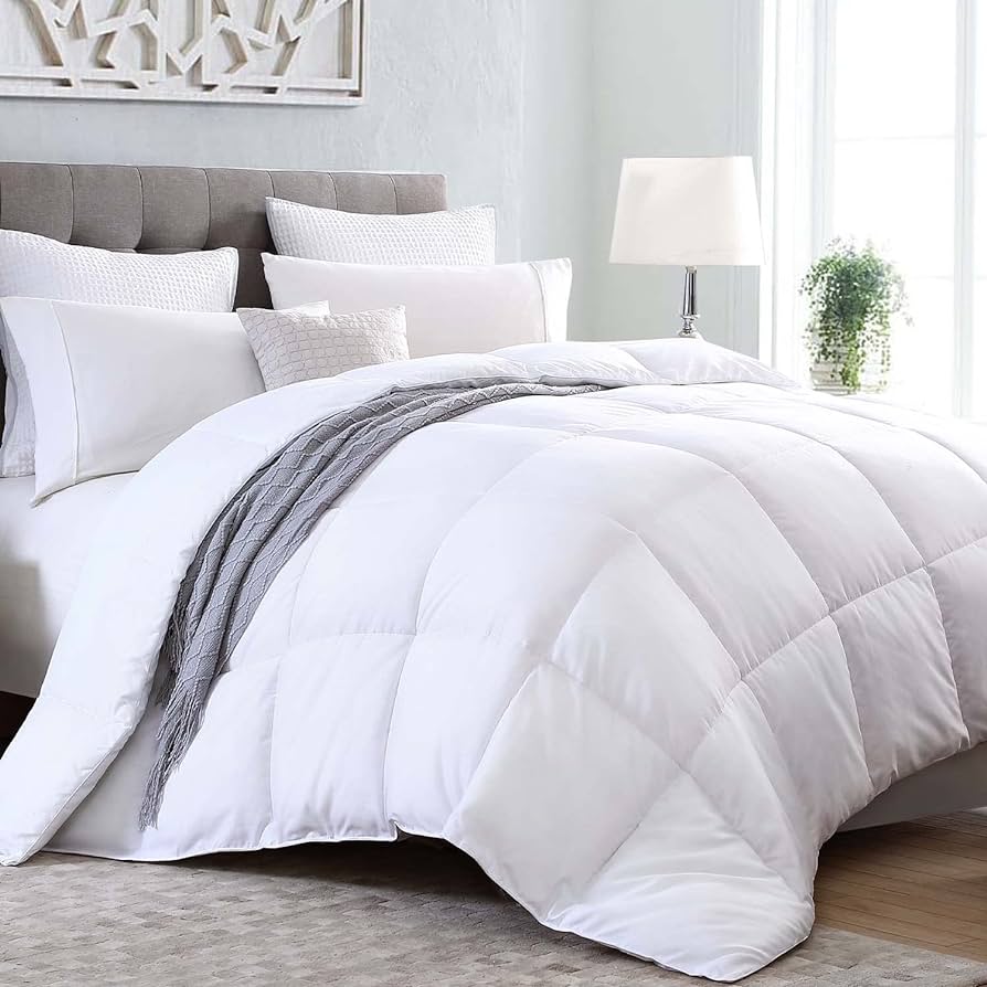 Kingsley Trend King Comforter Duvet Insert - All Season Quilted Ultra Soft Breathable Down Alternative