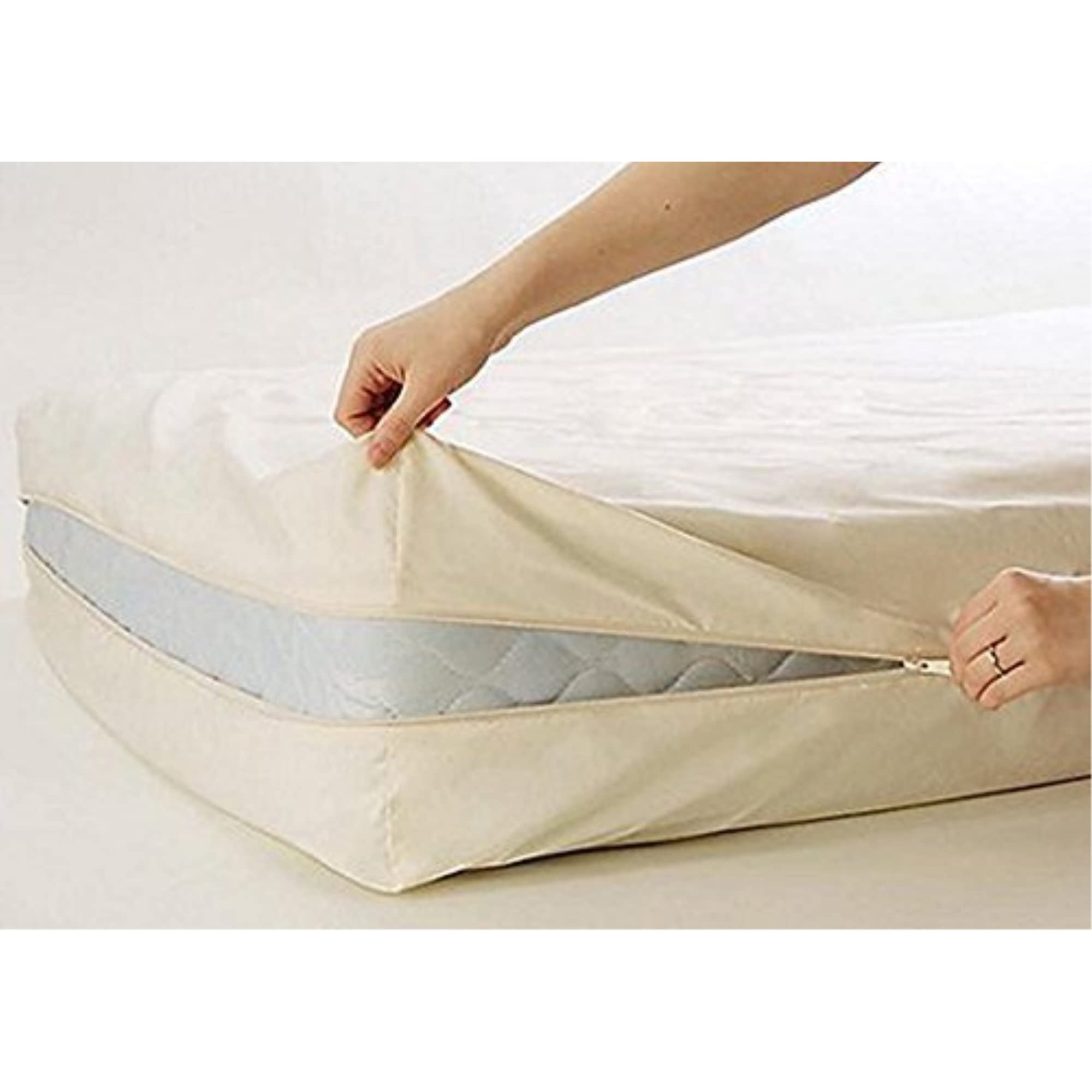 100% Cotton Natural Fleetwood Cotton Mattress Cover