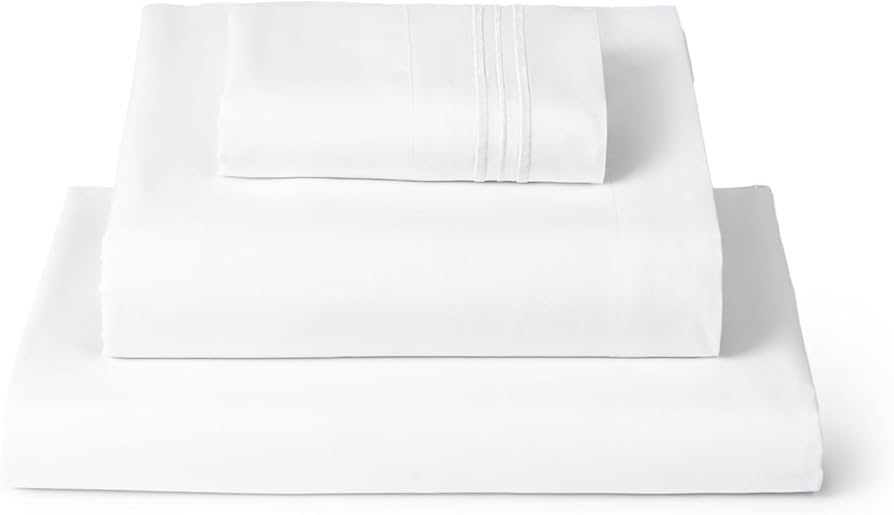 Twin Sheets Set - 3 Pc (Pillowcase, Fitted, Flat)