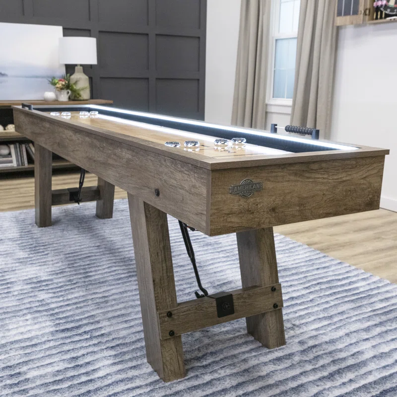 American Legend Brookdale American Legend Led 9 Shuffleboard Table