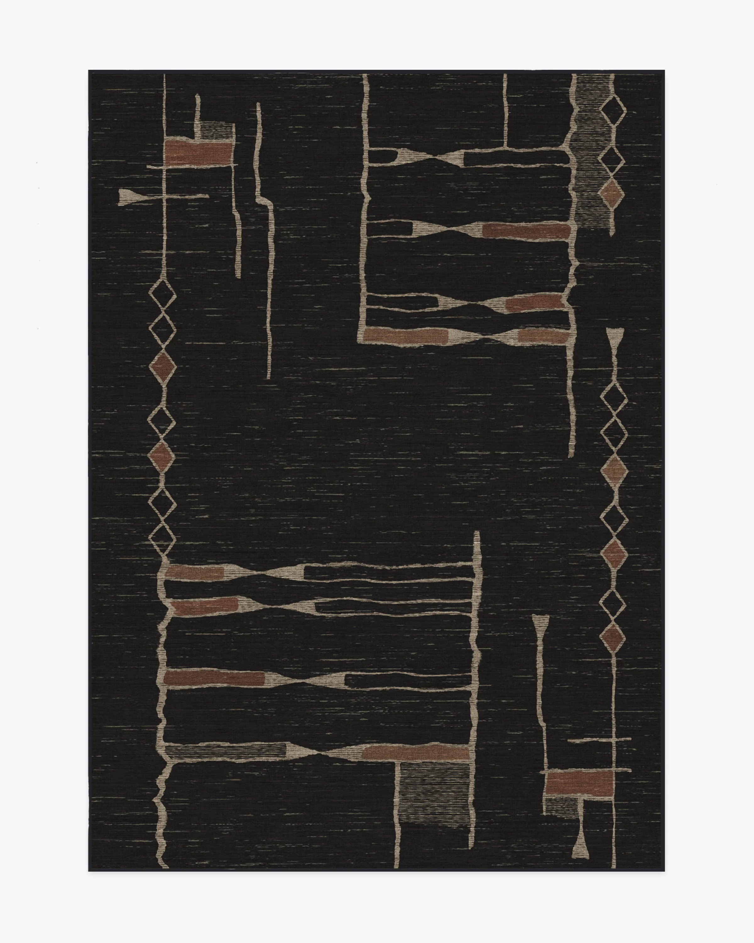 Architectural Digest Nisa Ink Black Tufted Rug | Ruggable