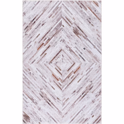Faux Hide Fah526 Power Loomed Machine Washable Area Rug - Beige/brown - 5'x8' - Safavieh