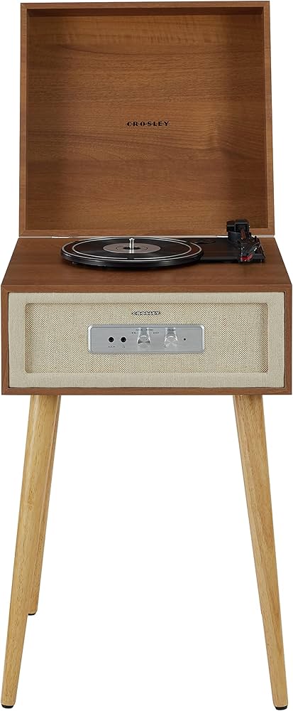 Crosley Cr6235a-na Rohe 3-speed Bluetooth In/out Vinyl Record Player Turntable With Built-in Speakers And Detachable Legs