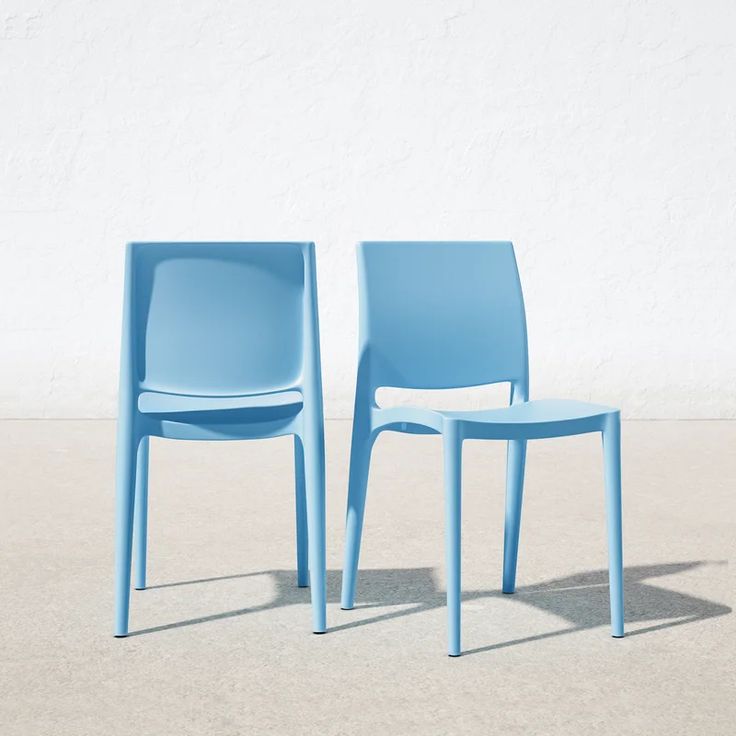 Allmodern Burt Stacking Patio Dining Side Chair