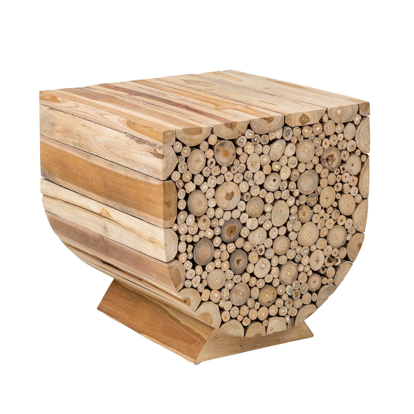 Harper Stacked Wood Accent Table